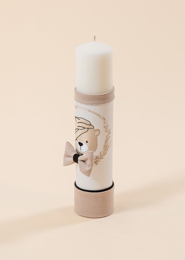 George Baptism Set 3 Pieces, Candle, Trunk and Personalized Baptism Chest AnneBebe