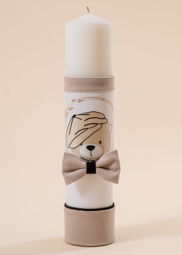 George Baptism Set 3 Pieces, Candle, Trunk and Personalized Baptism Chest AnneBebe