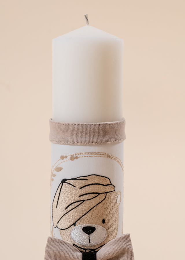 George Baptism Set 3 Pieces, Candle, Trunk and Personalized Baptism Chest AnneBebe