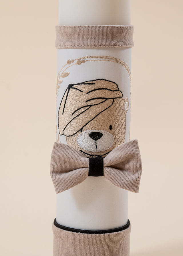 George Baptism Set 3 Pieces, Candle, Trunk and Personalized Baptism Chest AnneBebe