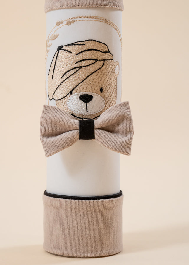 George Baptism Set 3 Pieces, Candle, Trunk and Personalized Baptism Chest AnneBebe