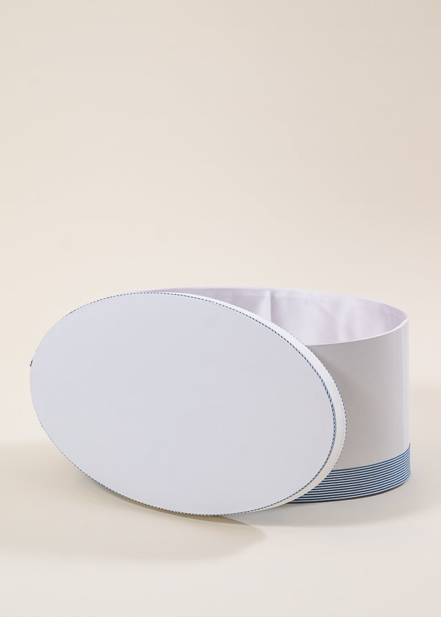 Cufar Armand Oval Alb Banda Dungi Bleo