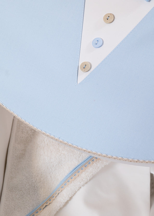 Cufar Andreas Oval Bleu Cu Coltisori Capucino AnneBebe