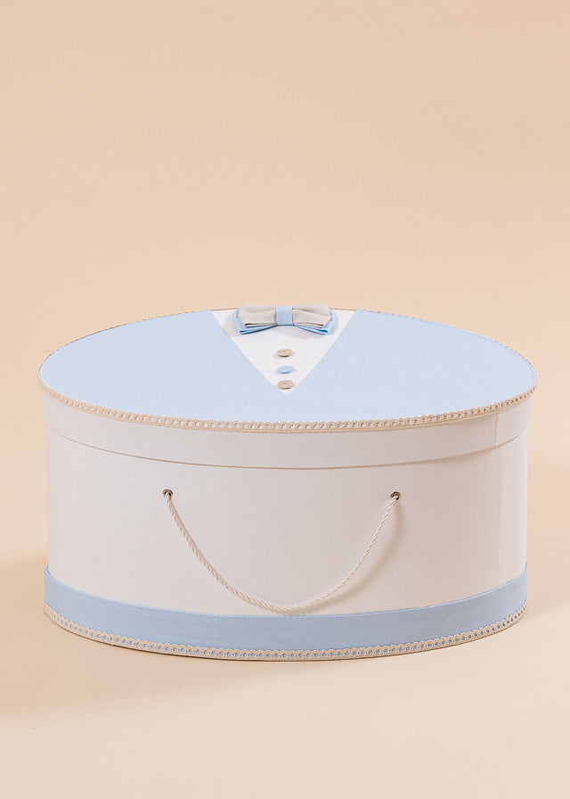 Cufar Andreas Oval Bleu Cu Coltisori Capucino AnneBebe