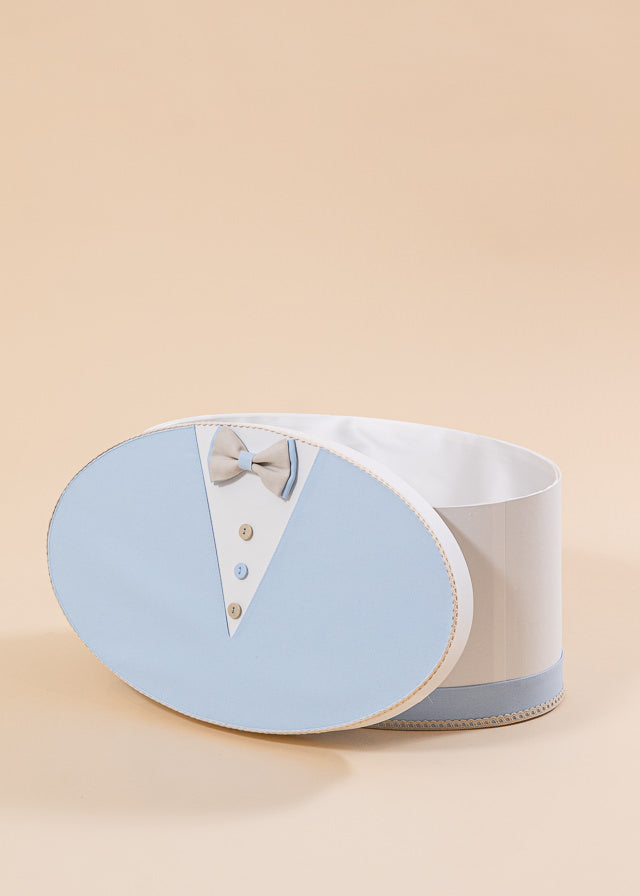 Cufar Andreas Oval Bleu Cu Coltisori Capucino AnneBebe