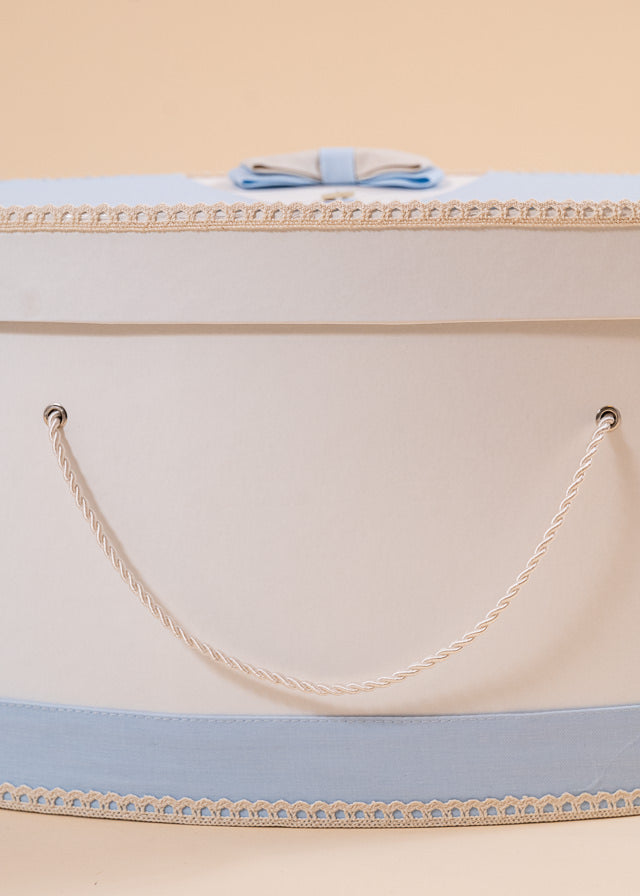 Cufar Andreas Oval Bleu Cu Coltisori Capucino AnneBebe