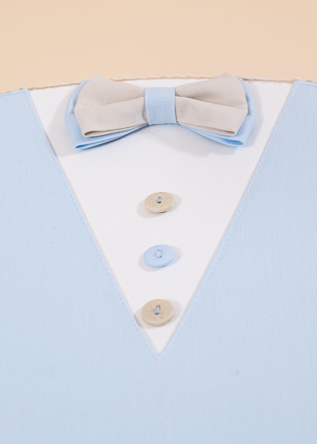 Cufar Andreas Oval Bleu Cu Coltisori Capucino AnneBebe