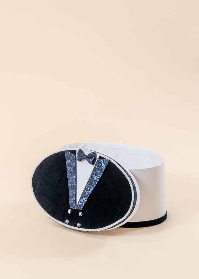 Set Botez Lucian 3 Piese, Lumanare, Trusou si Cufar Personalizat Botez AnneBebe