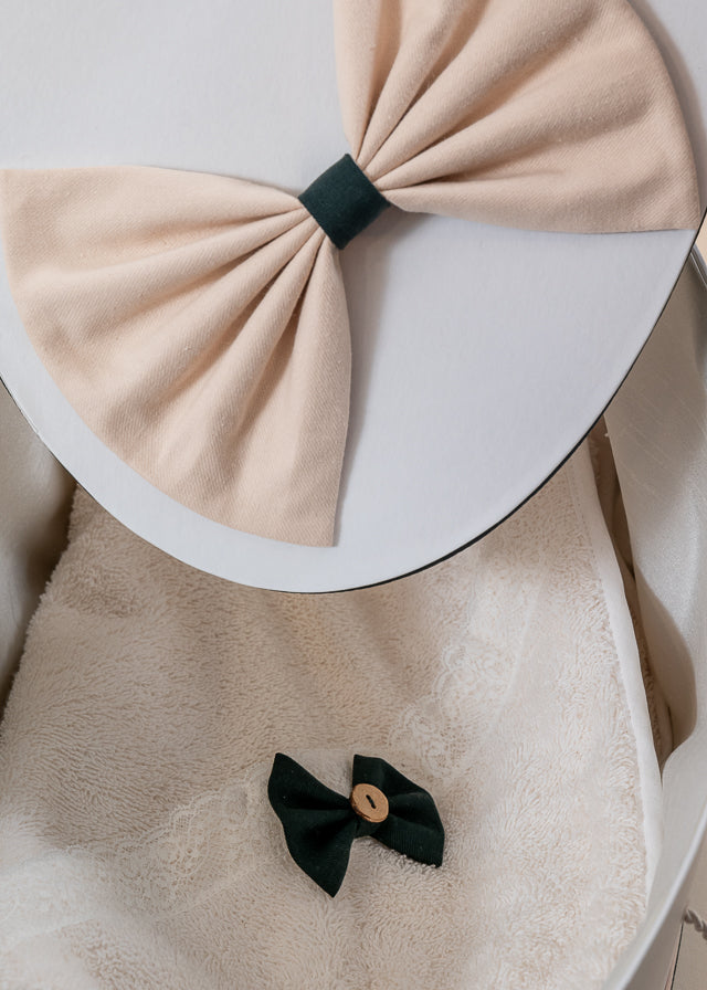 Cezar Baptism Set 3 Pieces, Candle, Trunk and Personalized Baptism Chest AnneBebe