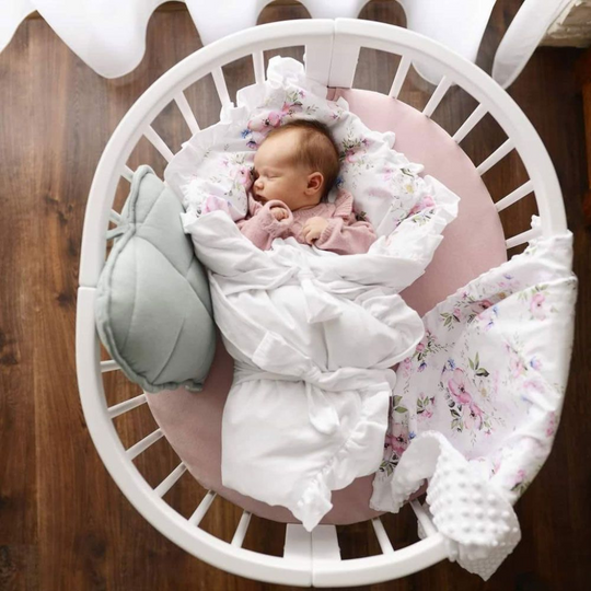 Patut Smart 70cm latime Rotund-Oval Evolutiv Transformabil Cosleeper 9in1 Lemn Arin INGVART