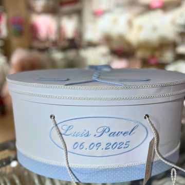 Personalizare Cufar Botez Elipsa Brodata Lateral / Capac – previzualizare 16
