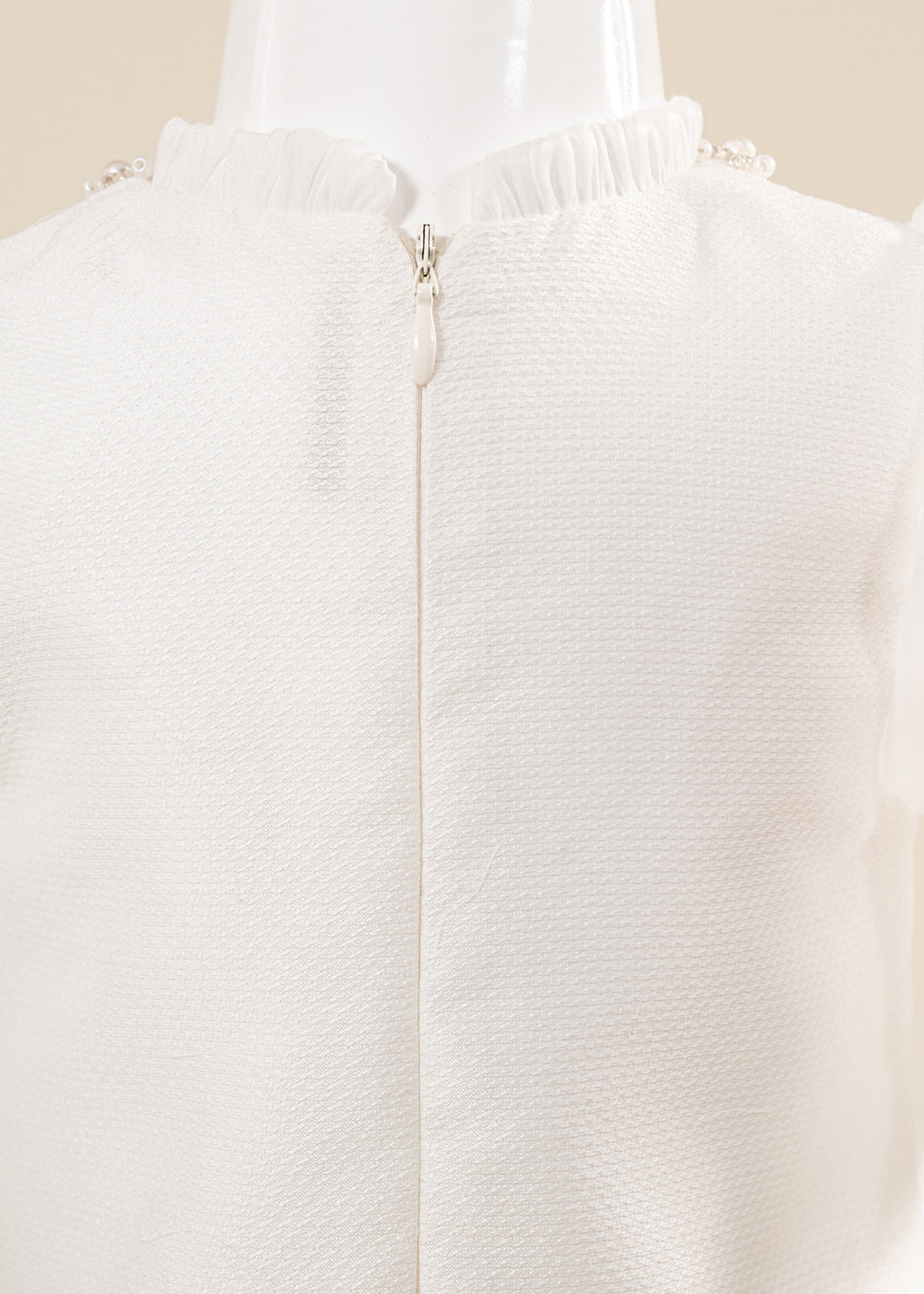 Rochita Eleganta Ivy Crem Cavalieri Cu Perle AnneBebe