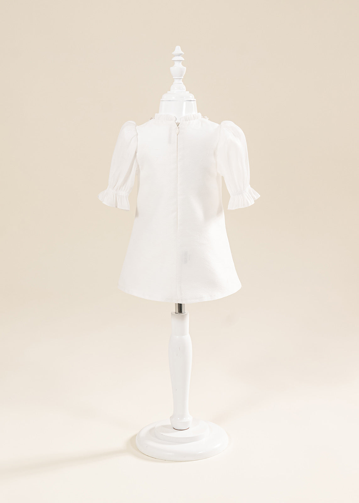 Rochita Eleganta Ivy Crem Cavalieri Cu Perle AnneBebe