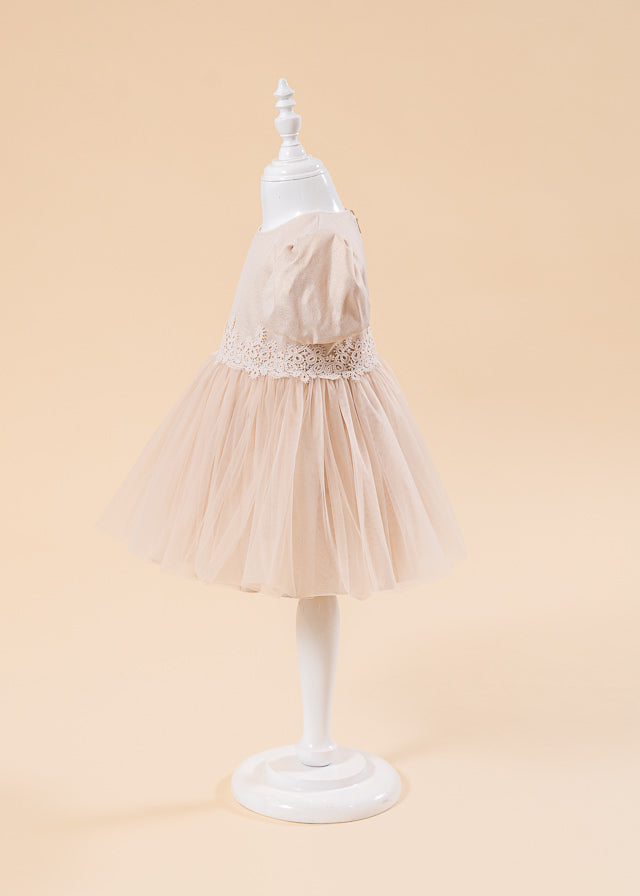 Rochita Gabriela Bust Capucino Cu Auriu AnneBebe