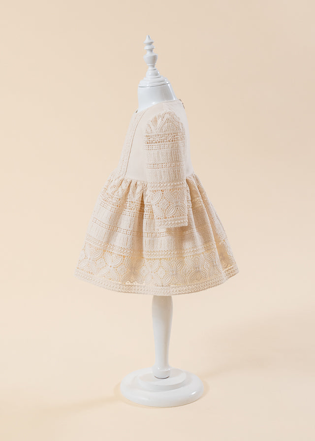 Otilia 3 Piece Baptism Set, Dress, Trouser and Candle Personalized Baptism AnneBebe