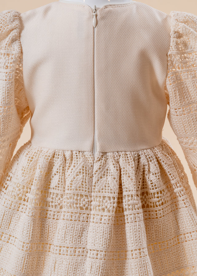 Otilia 3 Piece Baptism Set, Dress, Trouser and Candle Personalized Baptism AnneBebe