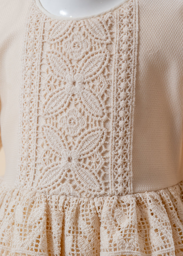 Otilia 3 Piece Baptism Set, Dress, Trouser and Candle Personalized Baptism AnneBebe