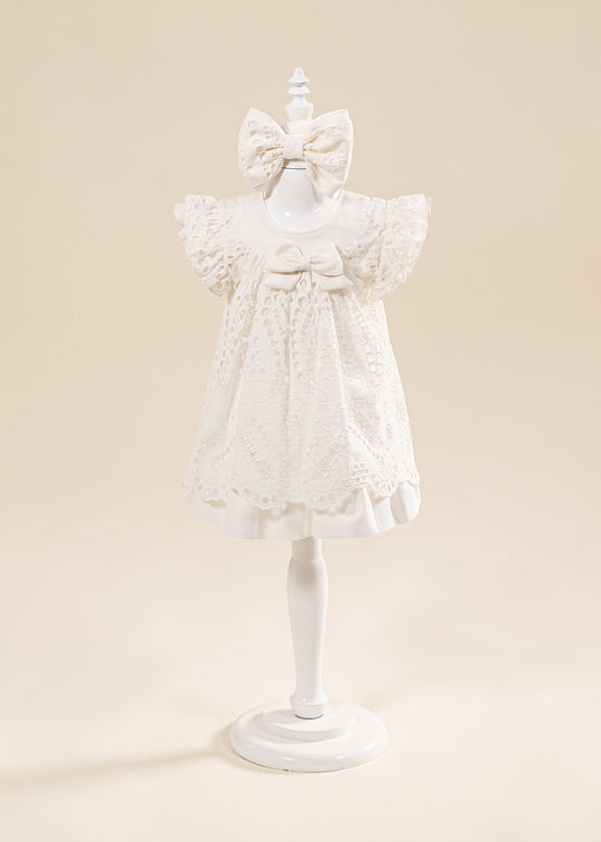 Rochita Margareta Crem Broderie Sparta AnneBebe