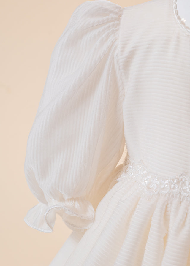 Klara 2 Piece Christening Set Dress and Personalized Trouser AnneBebe