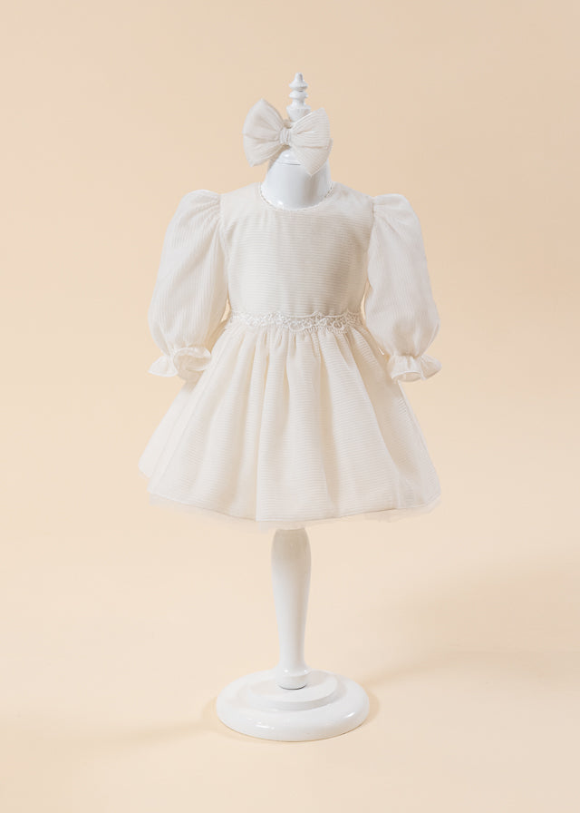 Klara 2 Piece Christening Set Dress and Personalized Trouser AnneBebe