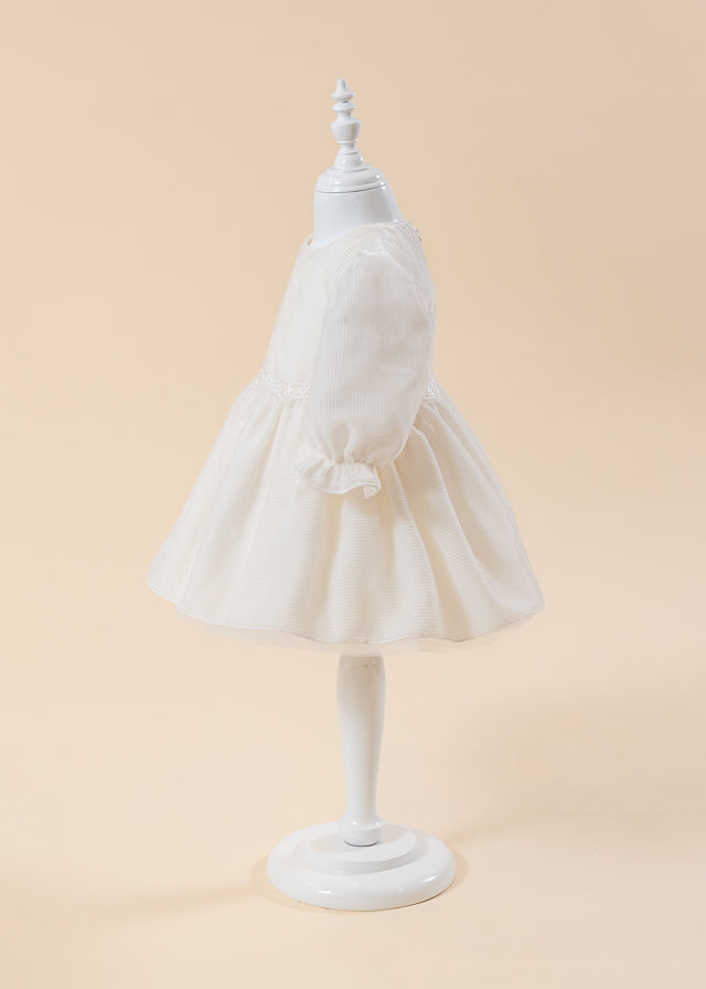 Klara 2 Piece Christening Set Dress and Personalized Trouser AnneBebe