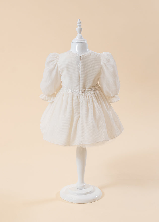 Klara 3 Piece Baptism Set, Dress, Trouser and Candle Personalized Baptism AnneBebe