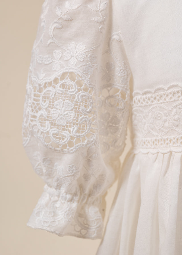 Set Botez Maria 2 Piese Rochie si Trusou Personalizat AnneBebe