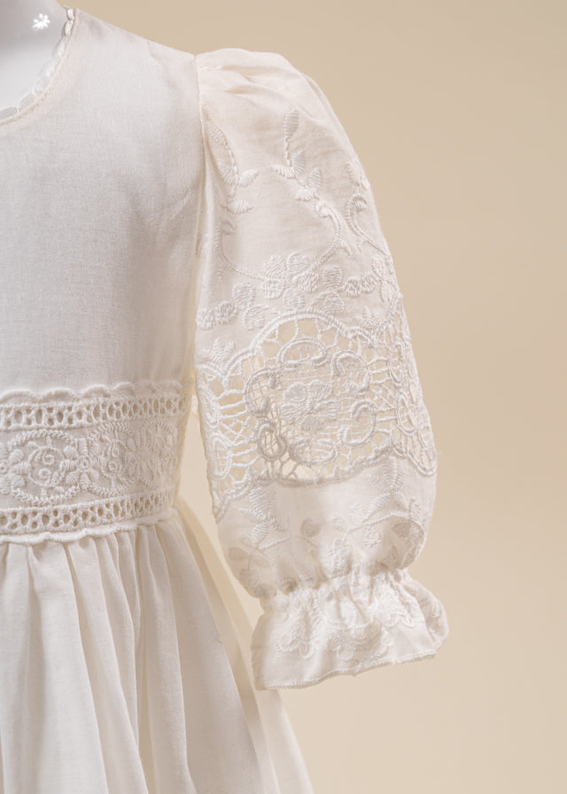 Set Botez Maria 2 Piese Rochie si Trusou Personalizat AnneBebe