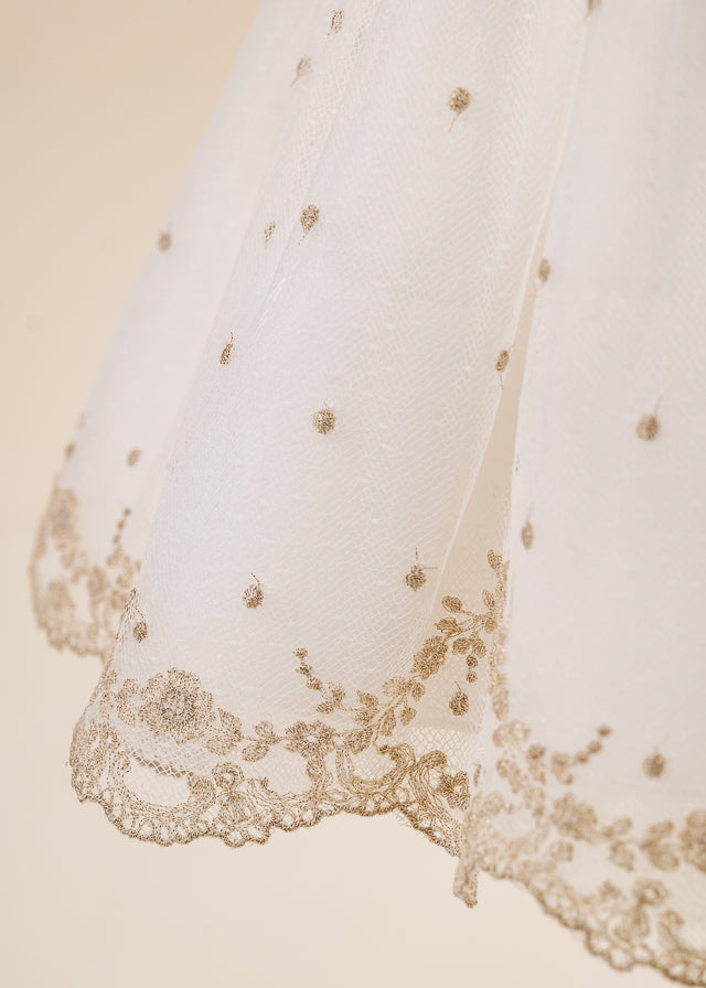 Set Botez Danielle 2 Piese Rochie si Trusou Personalizat AnneBebe