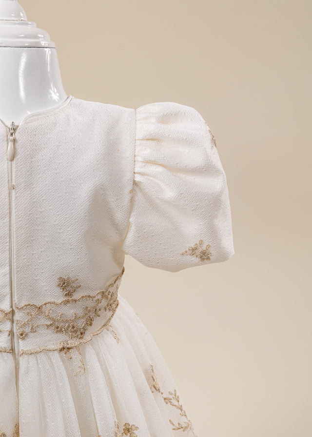 Set Botez  2 Piese Rochie si Trusou Personalizat AnneBebe