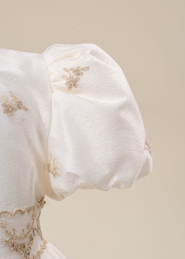 Set Botez  2 Piese Rochie si Trusou Personalizat AnneBebe