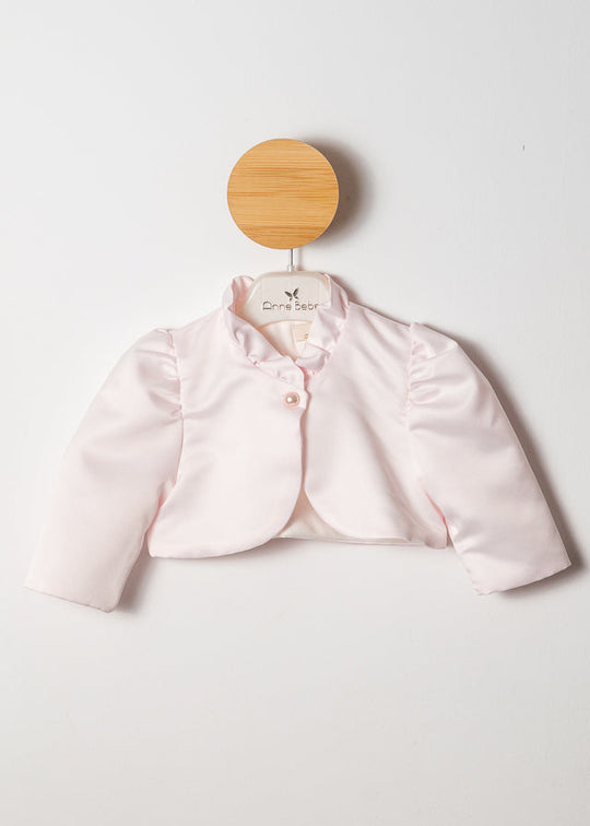 Bolero Saten Roz Volanas La Guler