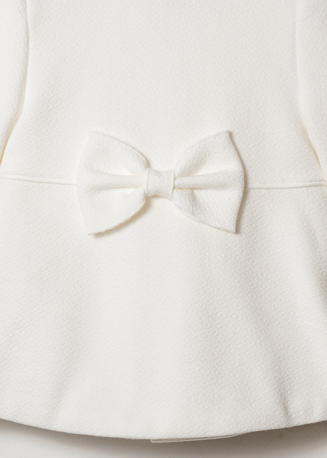 Palton Model Clos Crem Cu Romburi