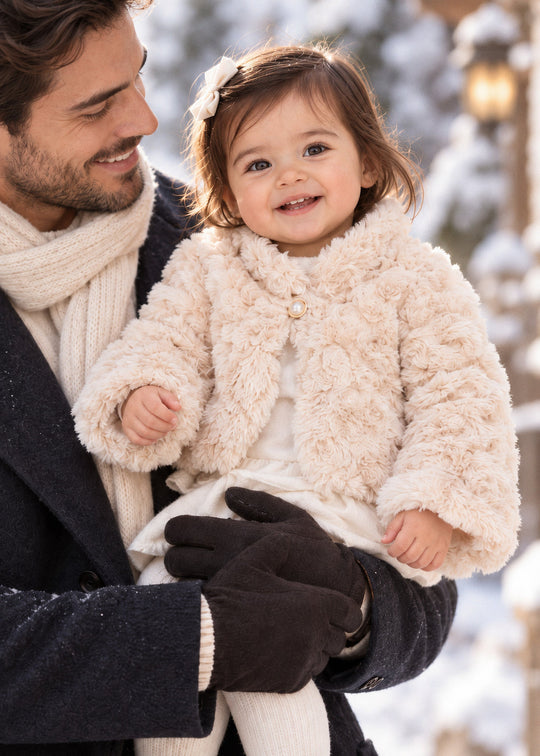 Bolero cu Blanita Capucino pentru Fete – AnneBebe