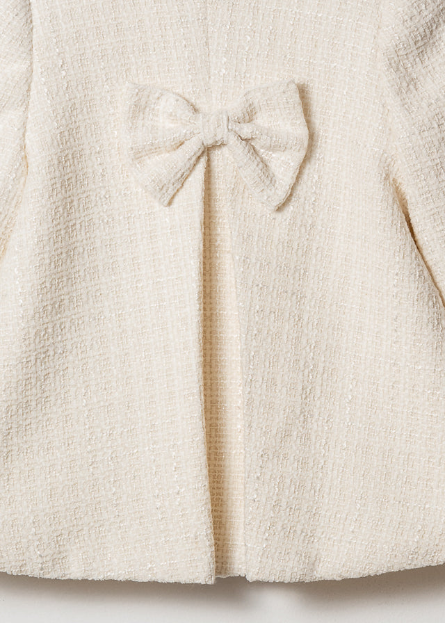 Palton Crem Cu Perle