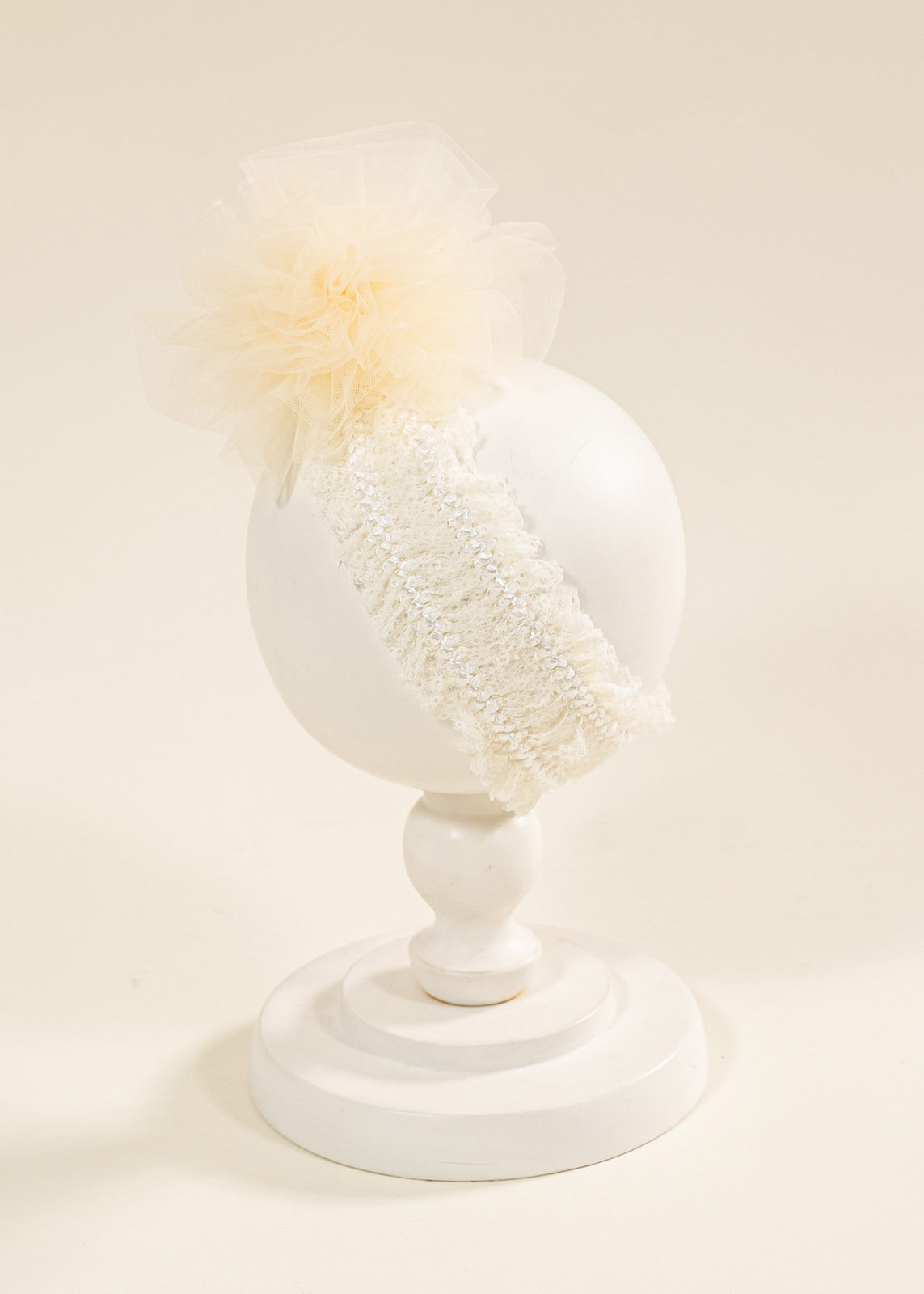 Bentita Silvia Funda Tull Cappuccino Botez Fetite AnneBebe