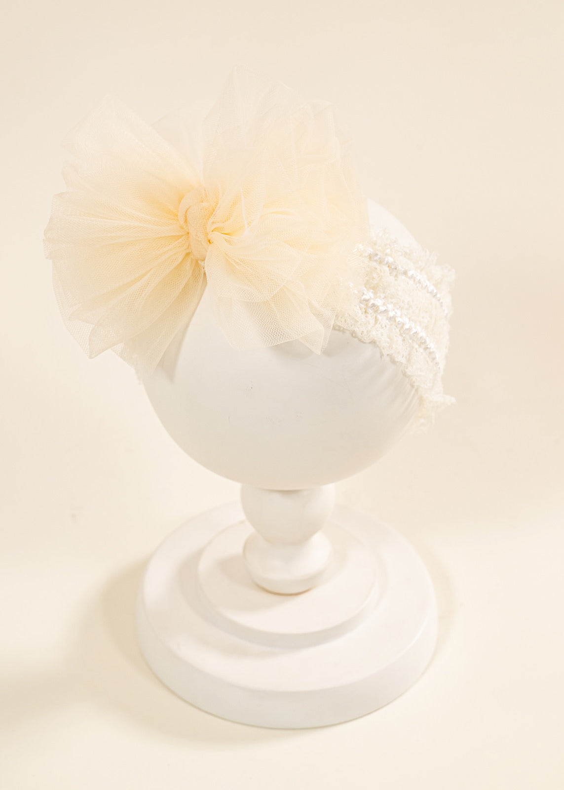 Bentita Silvia Funda Tull Cappuccino Botez Fetite AnneBebe