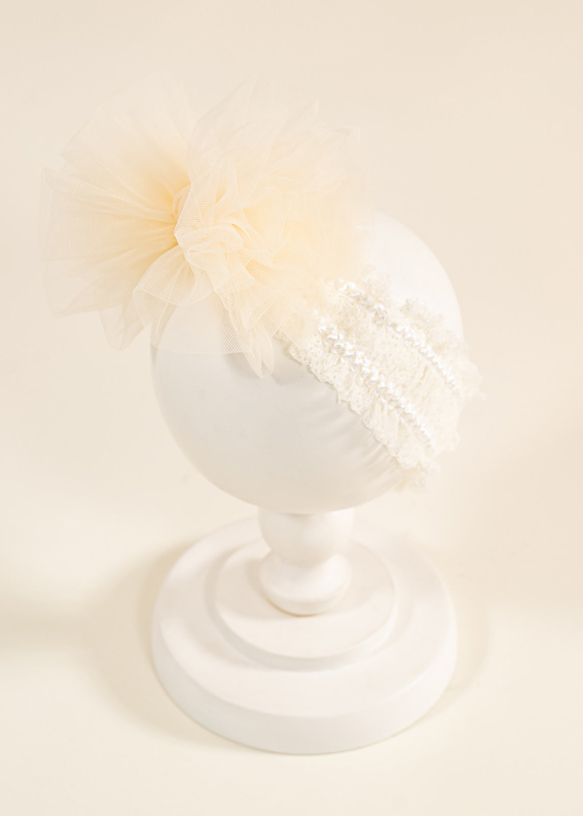 Bentita Silvia Funda Tull Cappuccino Botez Fetite AnneBebe