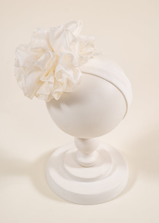 Bentita Stofa Crem Cu Auriu Si Perle AnneBebe