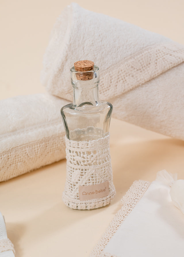 Otilia 3 Piece Baptism Set, Dress, Trouser and Candle Personalized Baptism AnneBebe