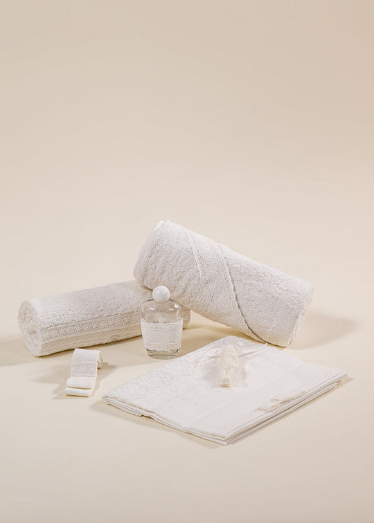 Trusou Maria Crem Dantela Bumbac Brodat AnneBebe