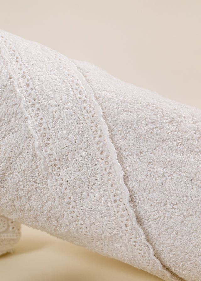 Trusou Maria Crem Dantela Bumbac Brodat AnneBebe