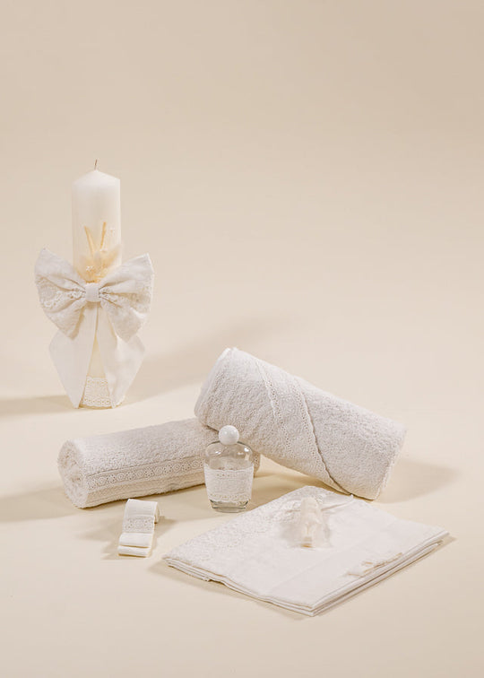 Set Botez 2 Piese Maria Lumanare si Trusou Personalizate AnneBebe