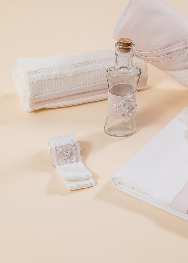 Patricia Baptism Set 3 Pieces Candles Personalized Trunk and Chest AnneBebe