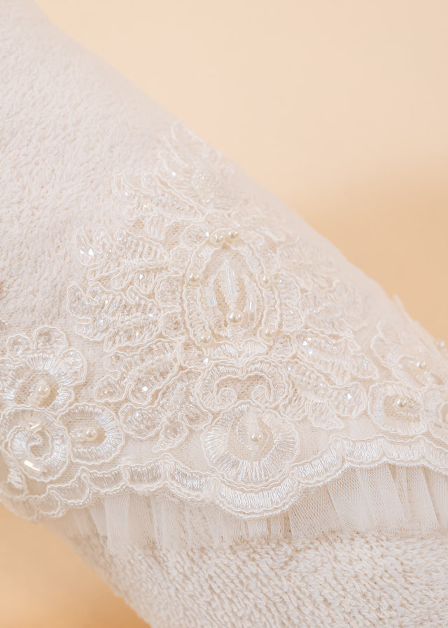 Set Botez Anais 3 Piese,  Rochie, Trusou si Lumanare Personalizat Botez AnneBebe