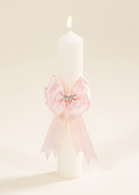 Lumanare Botez Universala Funda Dubla Roz AnneBebe