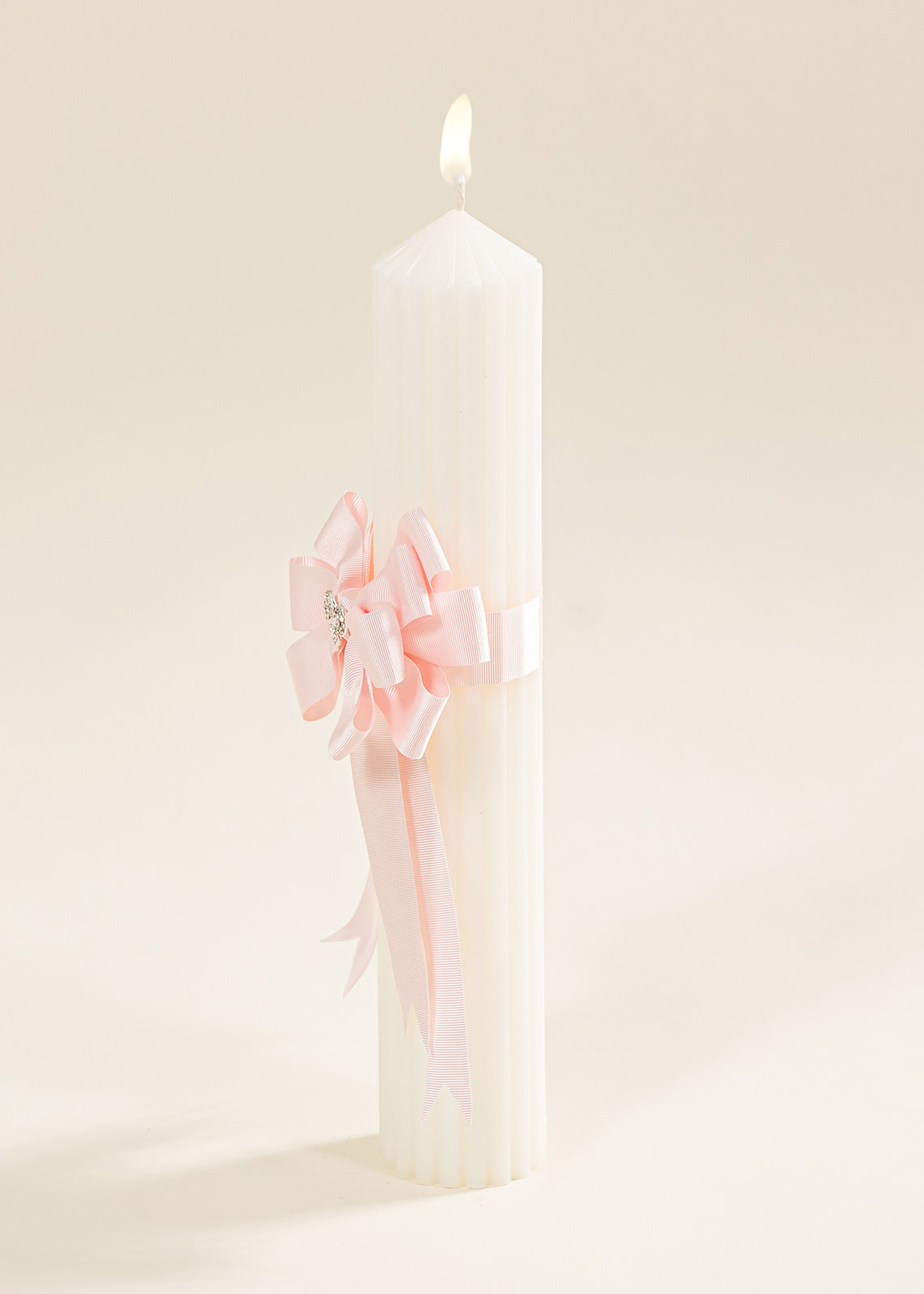 Lumanare Botez Universala Funda Dubla Roz AnneBebe