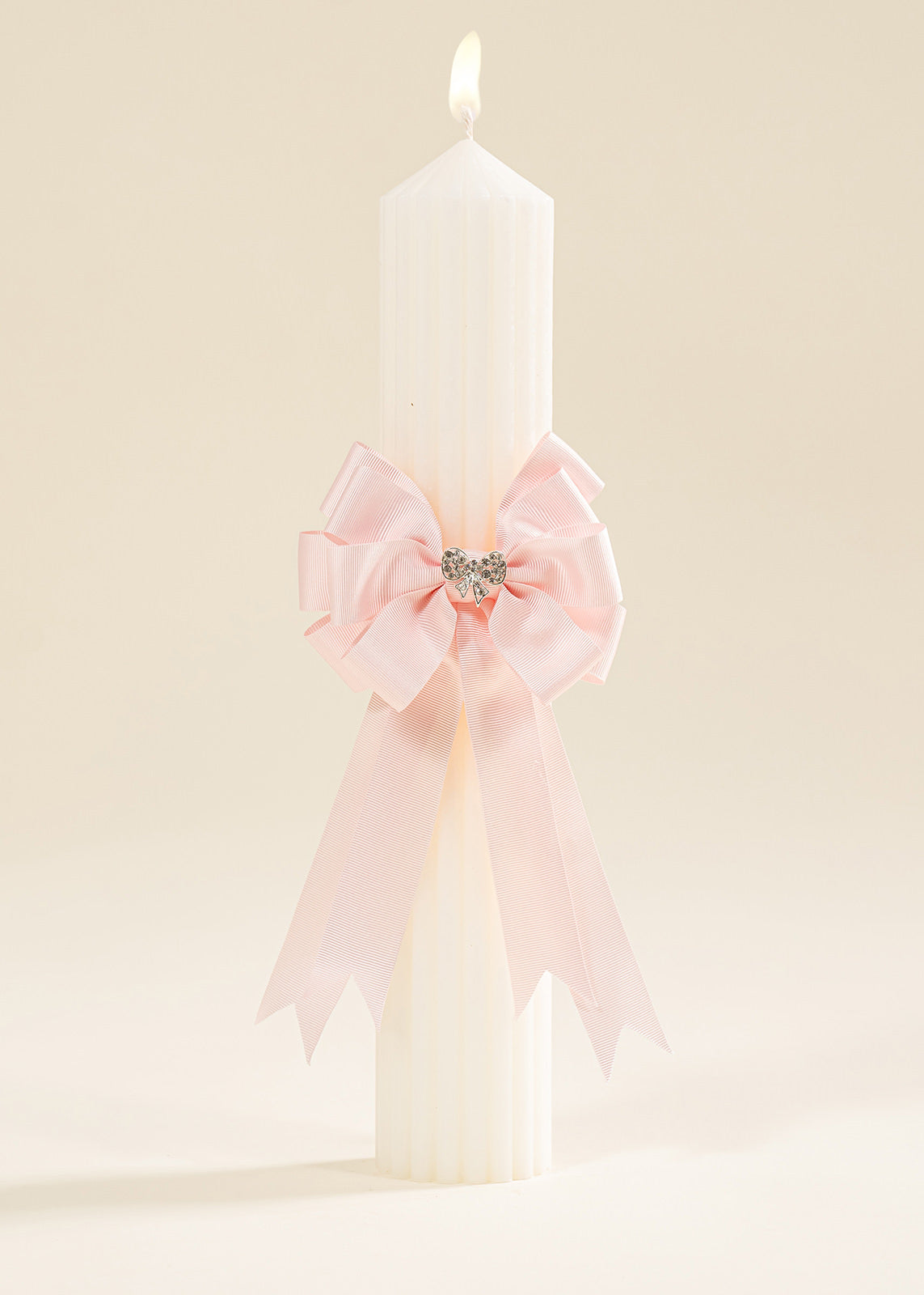 Lumanare Botez Universala Funda Dubla Roz AnneBebe