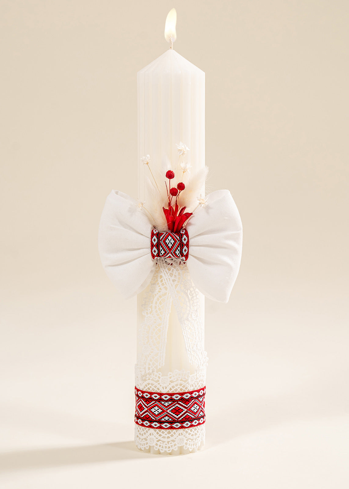 Set Botez Iurie 4 Piese, Costum, Trusou, Lumanare si Cufar Personalizat Botez AnneBebe