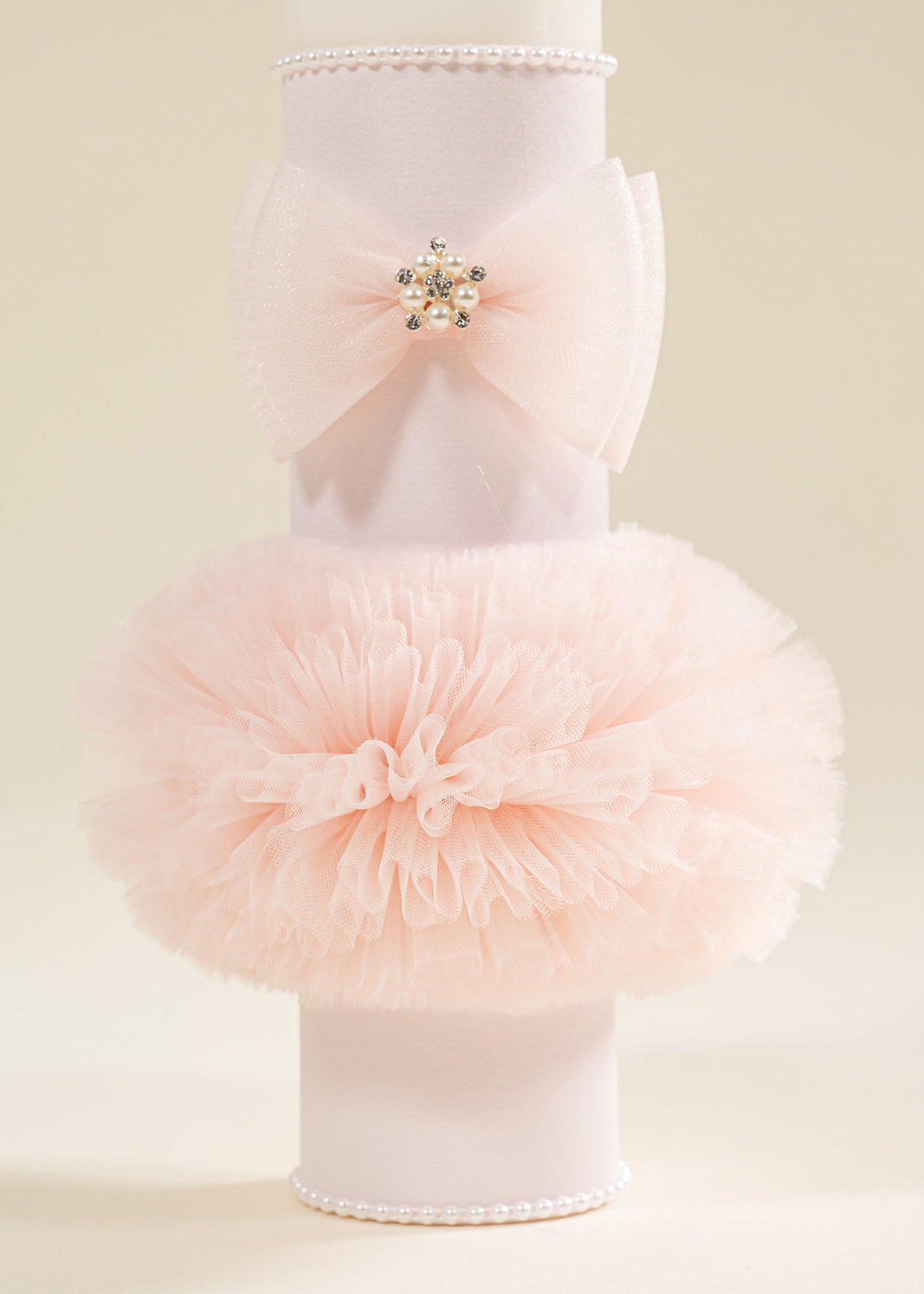 Lumanare Universala Glob Tull Roz AnneBebe